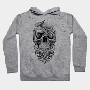 Skull and snakes Hoodie